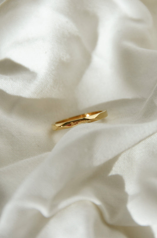 Je T'aime 18k Gold Plated Band